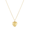 16" necklace gold - love plush gold charm