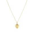 16" necklace gold - love plush small gold charm