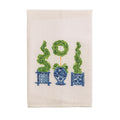 Three Topiaries Tea Towel
