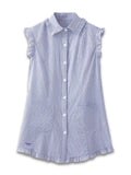 Baby Blue Shirt Dress