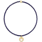hope classic bracelet - navy - star small gold disc