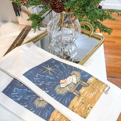 Baby Jesus Tea Towel
