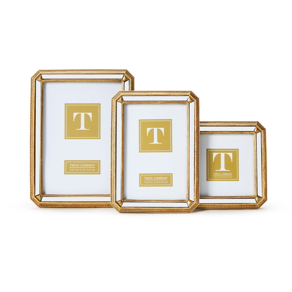Beveled Mirror Photo Frame