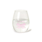 Stemless Bow Wine Glass