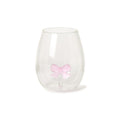 Stemless Bow Wine Glass