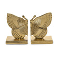 Gold Butterfly Bookends
