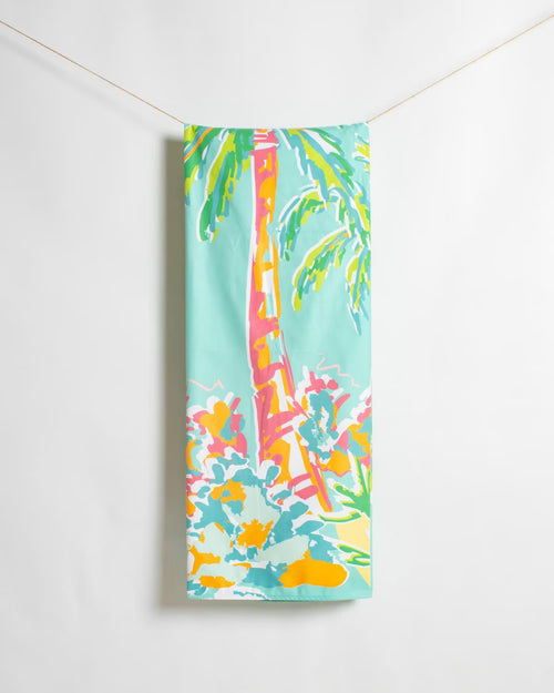 Caribbean Palm Beach Towel