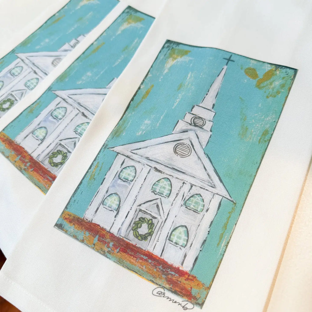 Church Tea Towel