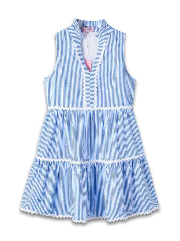 Coastal Prep Dress Blue