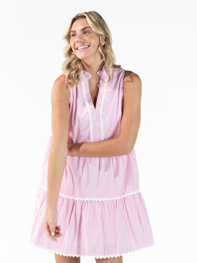 Coastal Cabana Dress Pink
