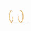 Colette Bead Gold Hoop Medium