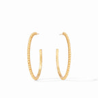 Colette Bead Gold Hoop Large