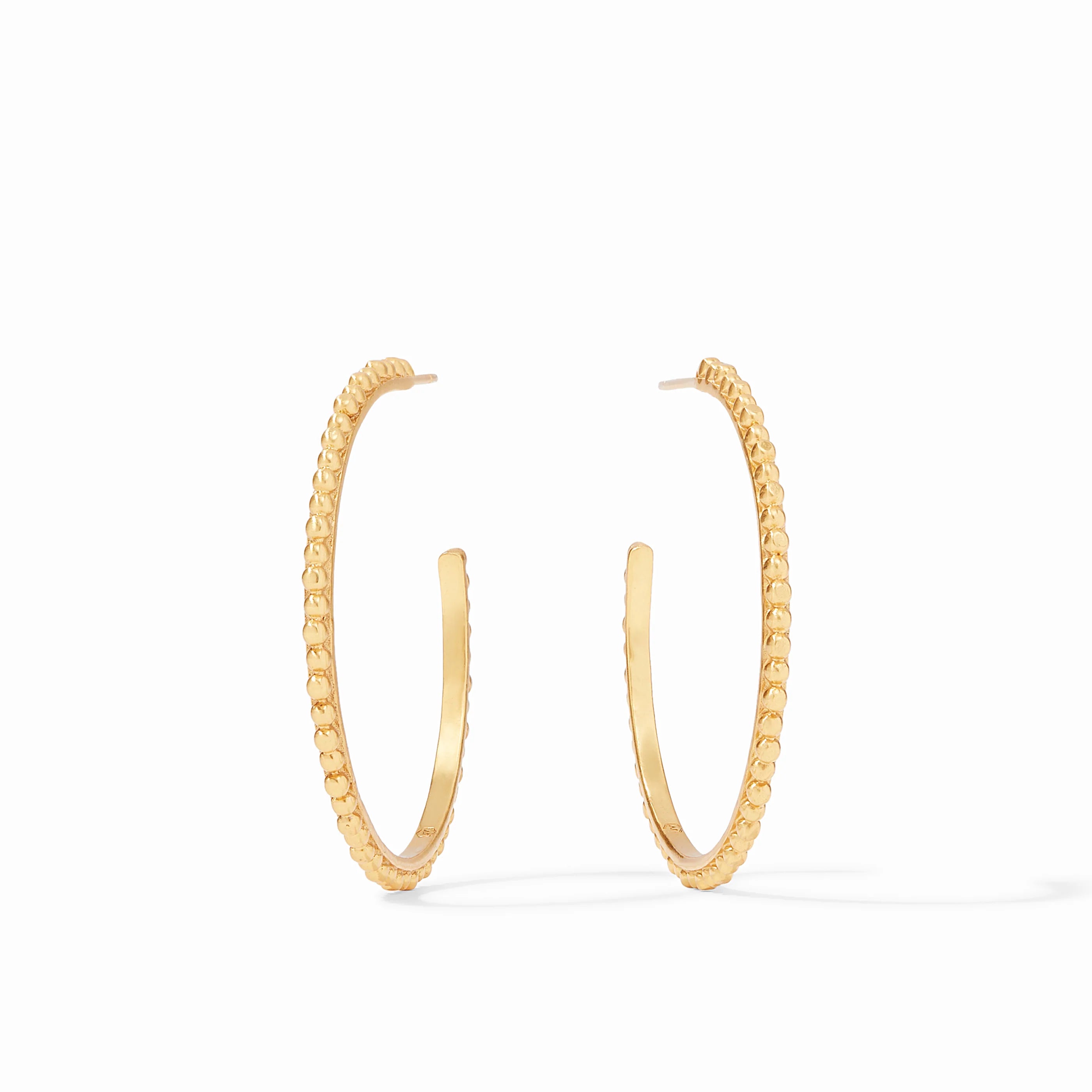 Colette Bead Gold Hoop Large