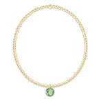classic gold 2mm bracelet - reflection small charm -08