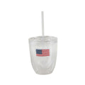 American Flag Tumbler