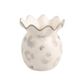 Gray Leopard Vase