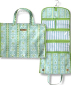 Rosemary Stripe Blue  Hanging Travel Case