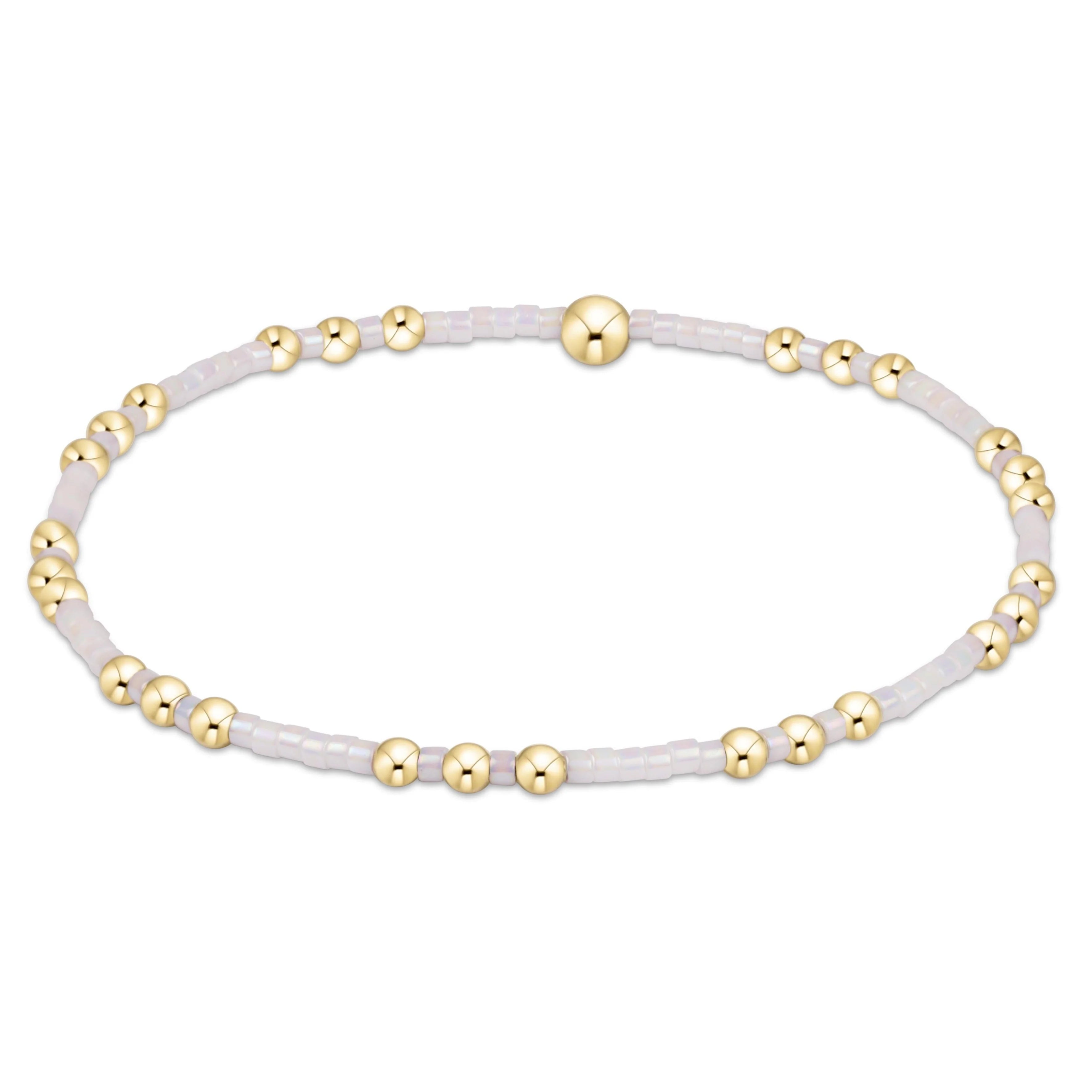 Hope Joy Bracelet -Silky White