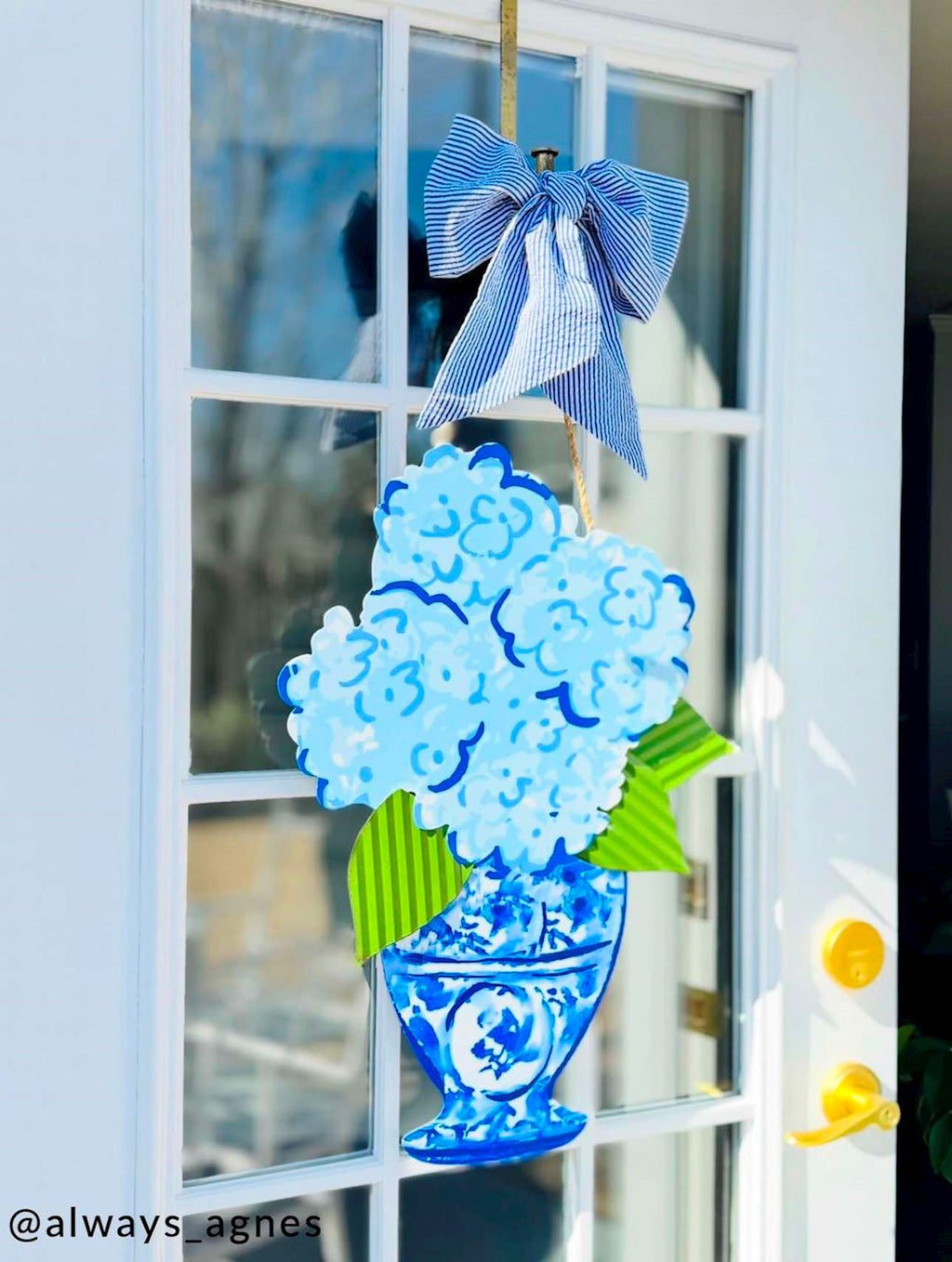 Hydrangea Door Hanger
