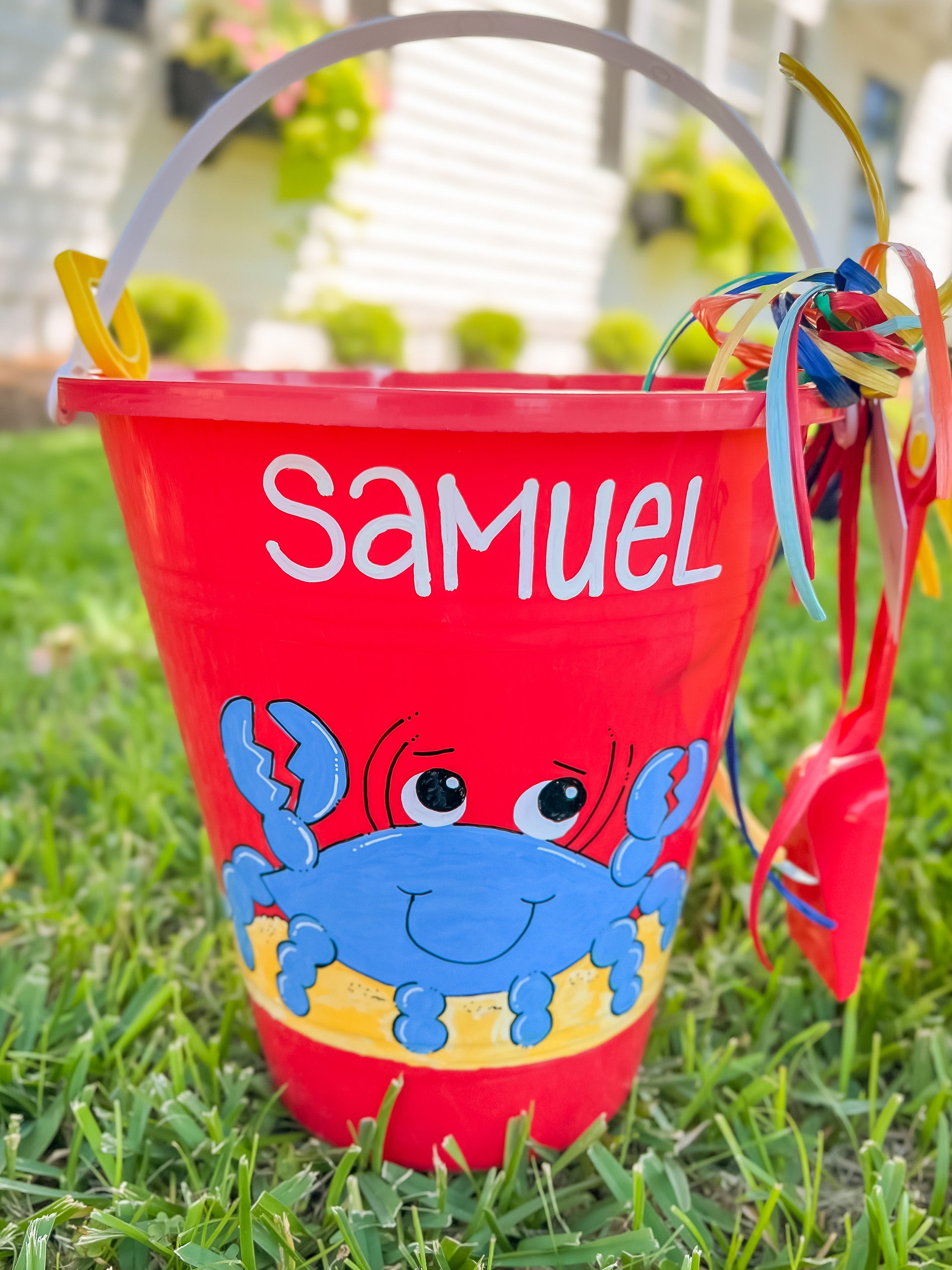 Beach Bucket Red