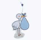 Stork It's A Boy Flat Ornament