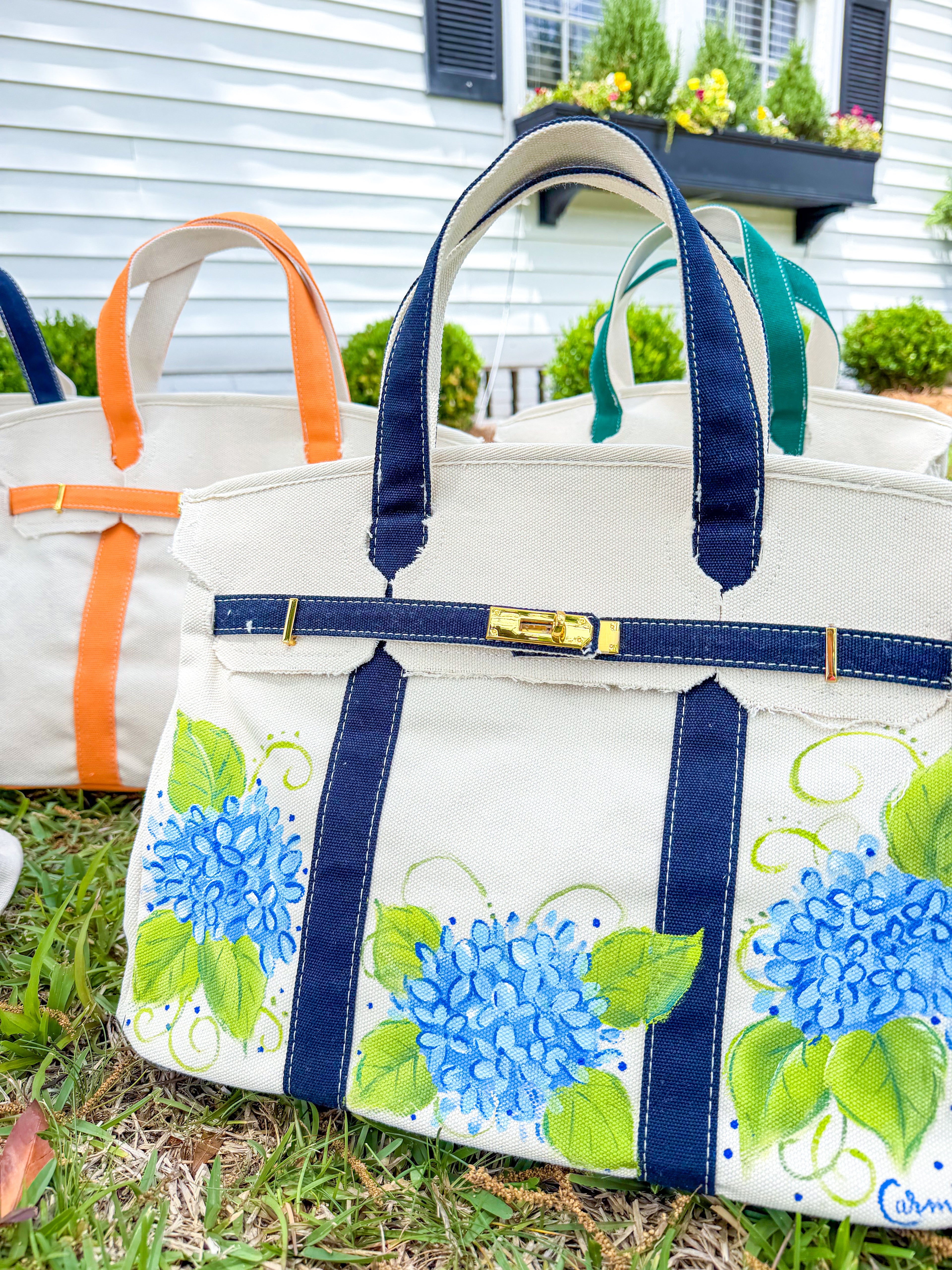 Hand-painted Hydrangea "Boatkin"