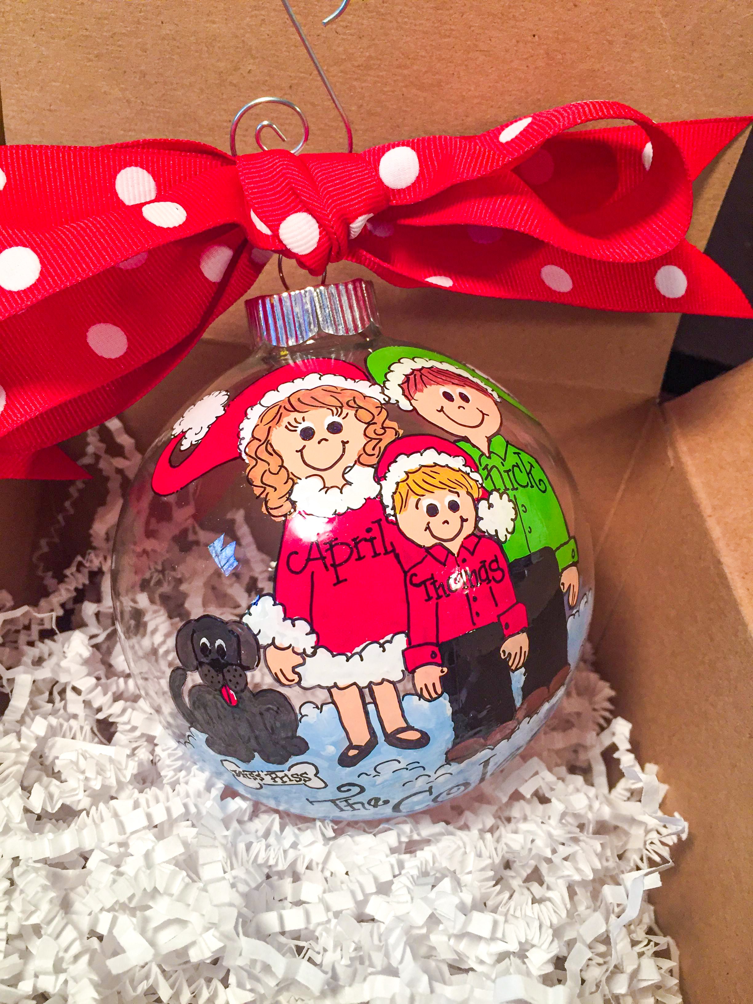 Holiday Family Christmas Ornament - PREORDER - LIMITED QUANTITY