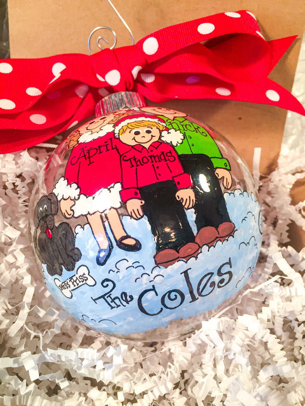 Holiday Family Christmas Ornament - PREORDER - LIMITED QUANTITY