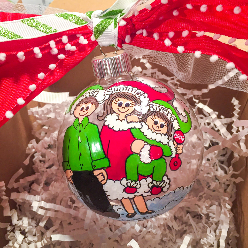 Holiday Family Christmas Ornament - PREORDER - LIMITED QUANTITY