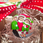 Holiday Family Christmas Ornament - PREORDER - LIMITED QUANTITY