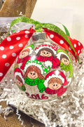 Holiday Family Faces Christmas Ornament - PREORDER - LIMITED QUANTITY