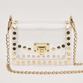 Jackie Gold Hexagon Stadium Bag