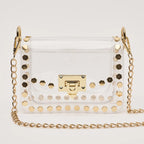 Jackie Gold Hexagon Stadium Bag