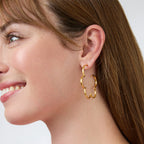 Gardenia Hoop Medium