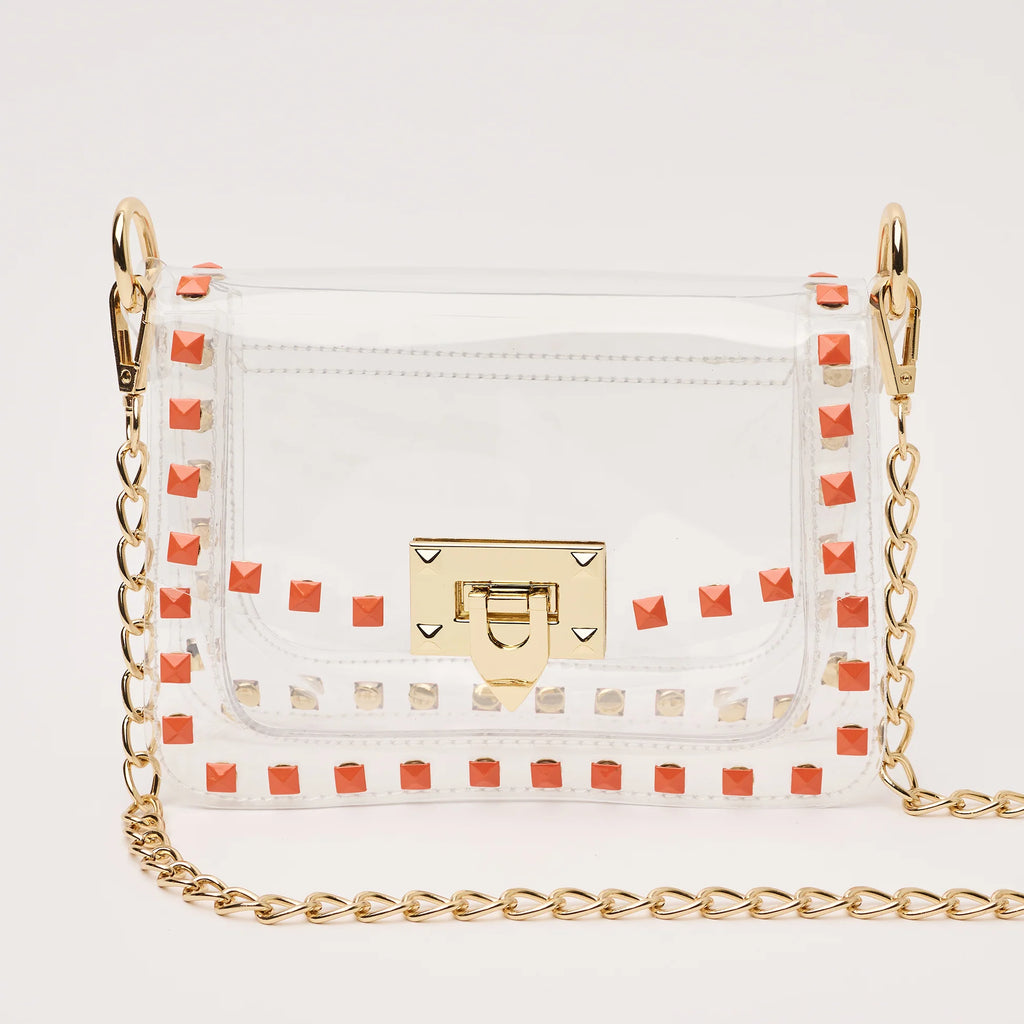 Jackie Orange Stadium Bag