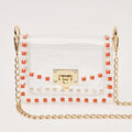 Jackie Orange Stadium Bag