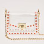 Jackie Orange Stadium Bag
