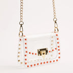 Jackie Orange Stadium Bag
