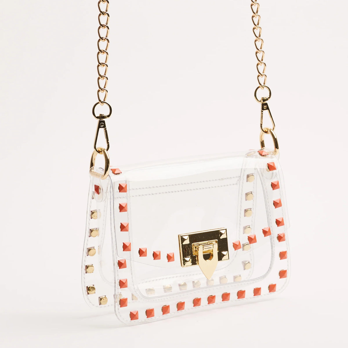 Jackie Orange Stadium Bag