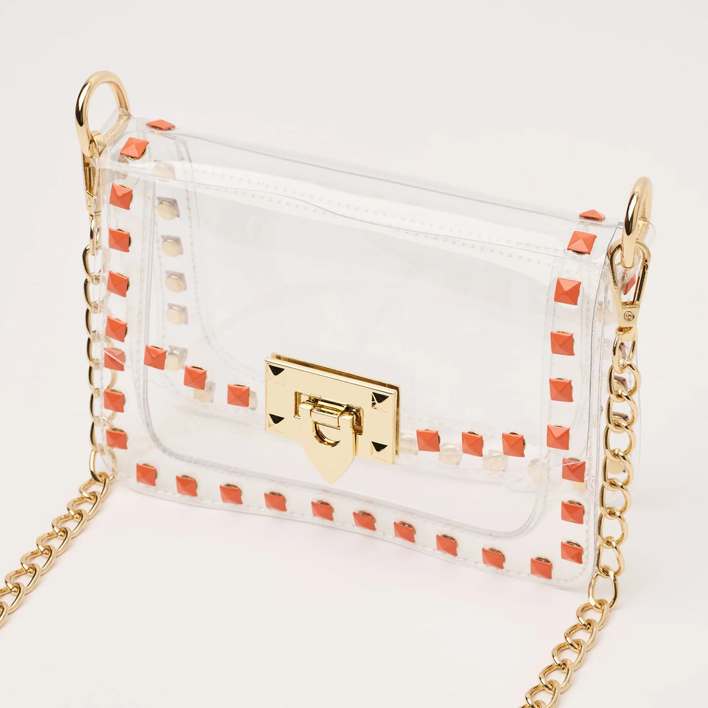Jackie Orange Stadium Bag