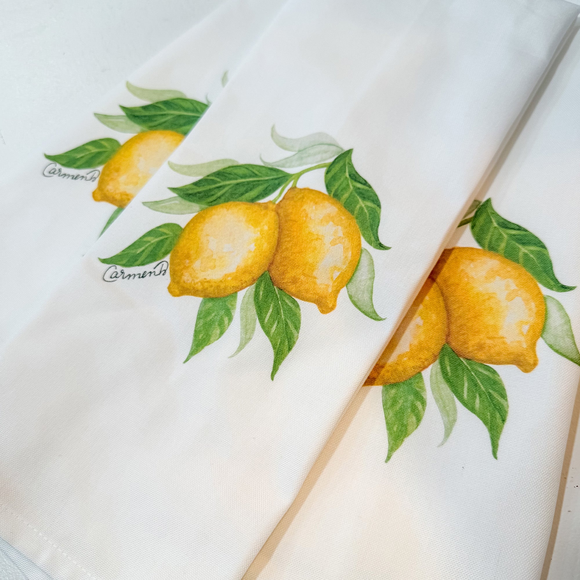 Lemon Tea Towel