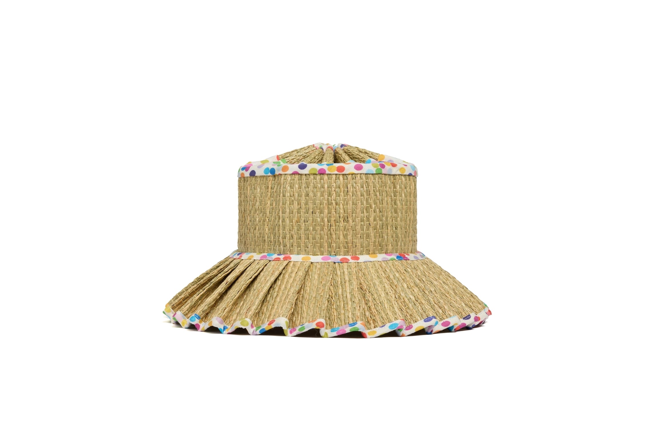 Lorna Murray Polka Rainbow Luxe Capri Hat
