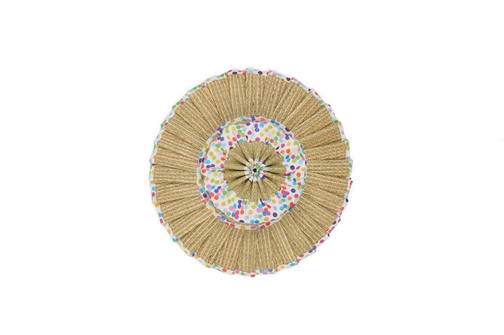 Lorna Murray Polka Rainbow Luxe Capri Hat