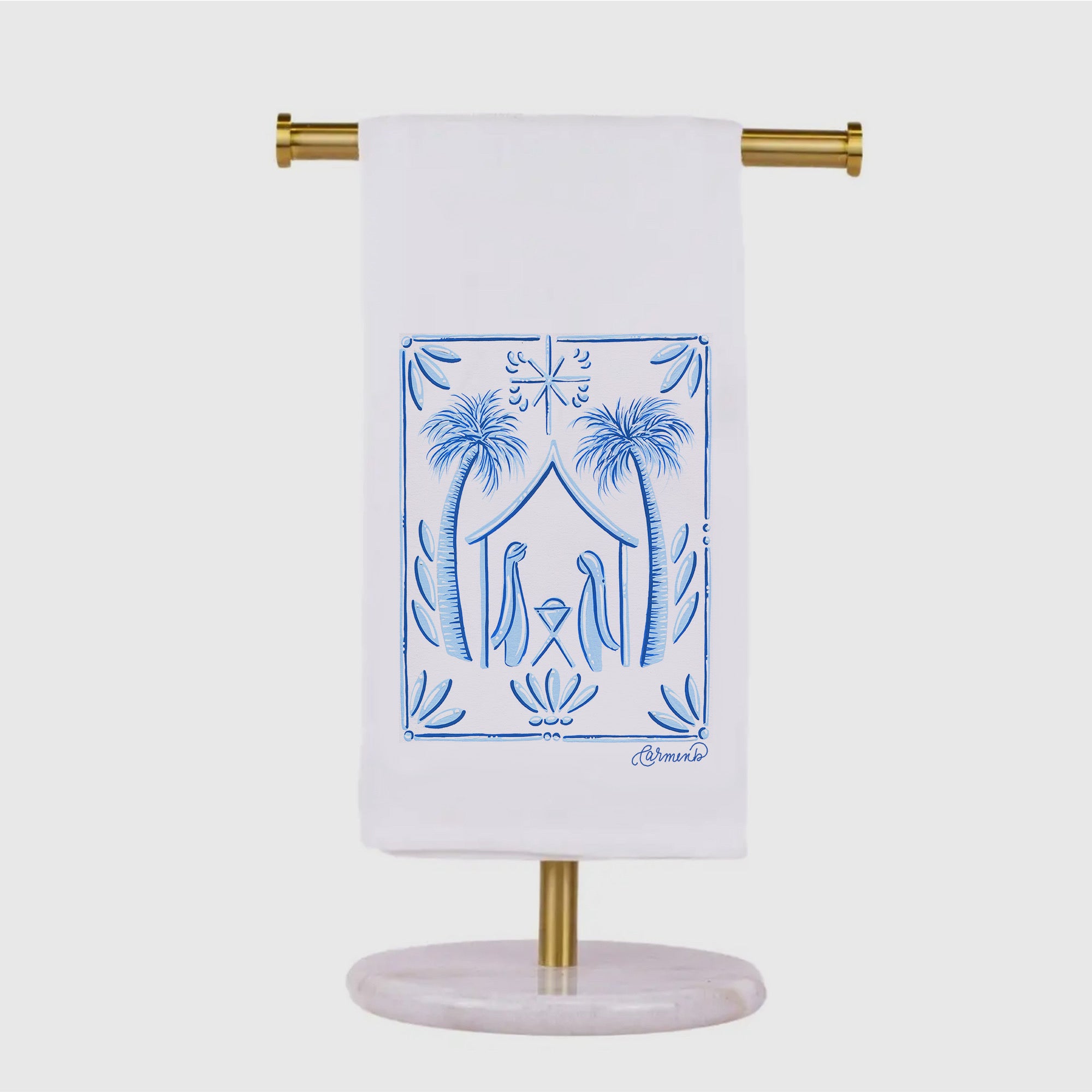Nativity Tea Towel
