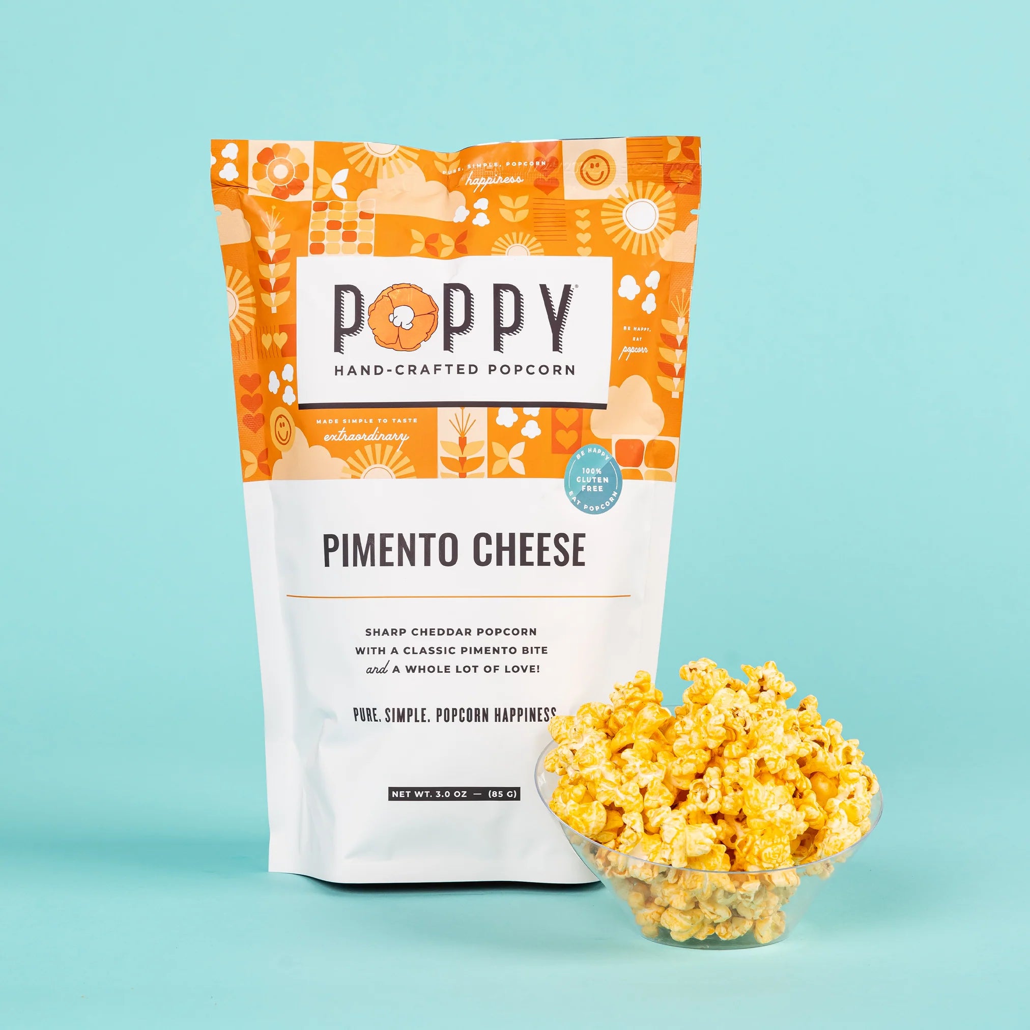 Pimento Cheese Poppy Popcorn