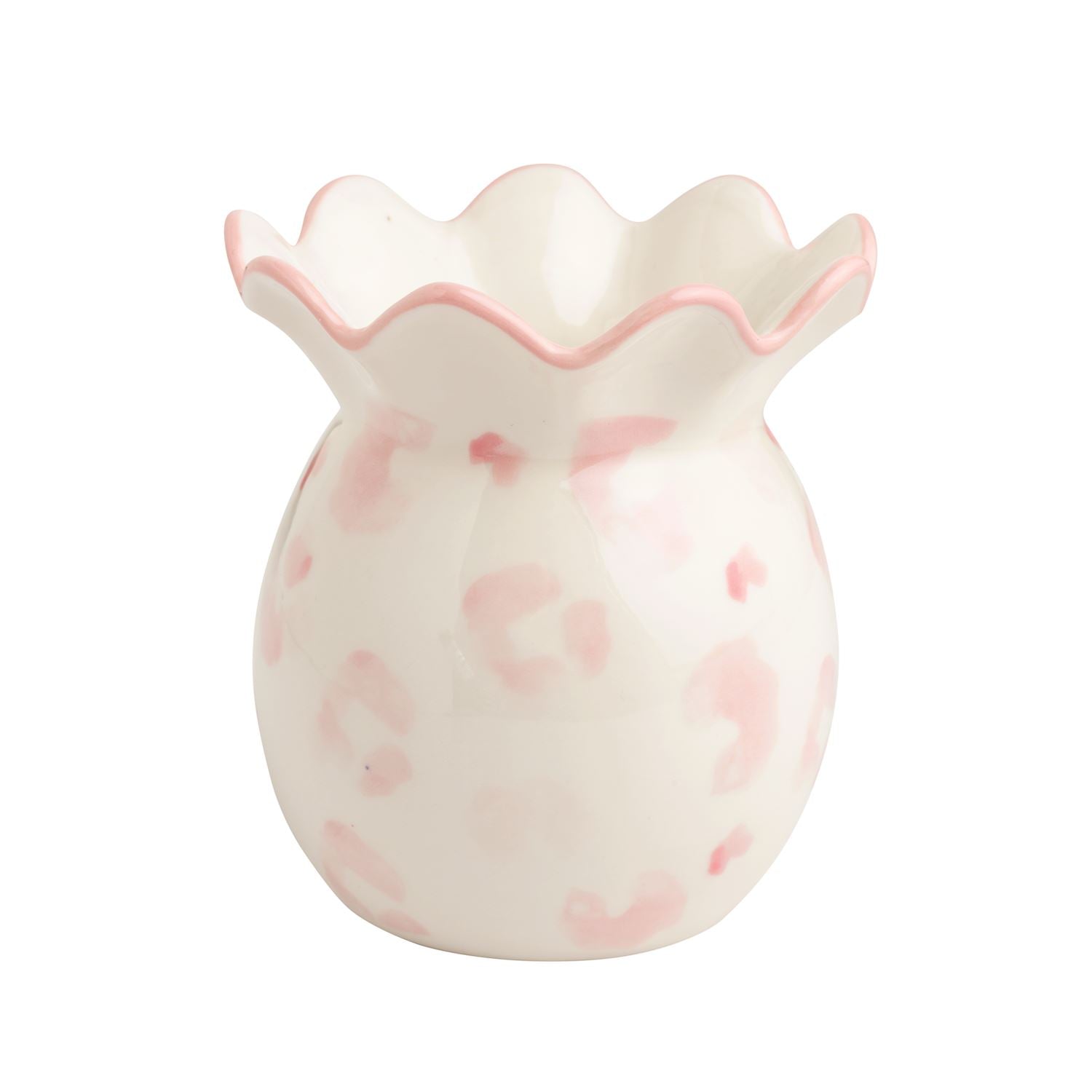 Pink Leopard Vase