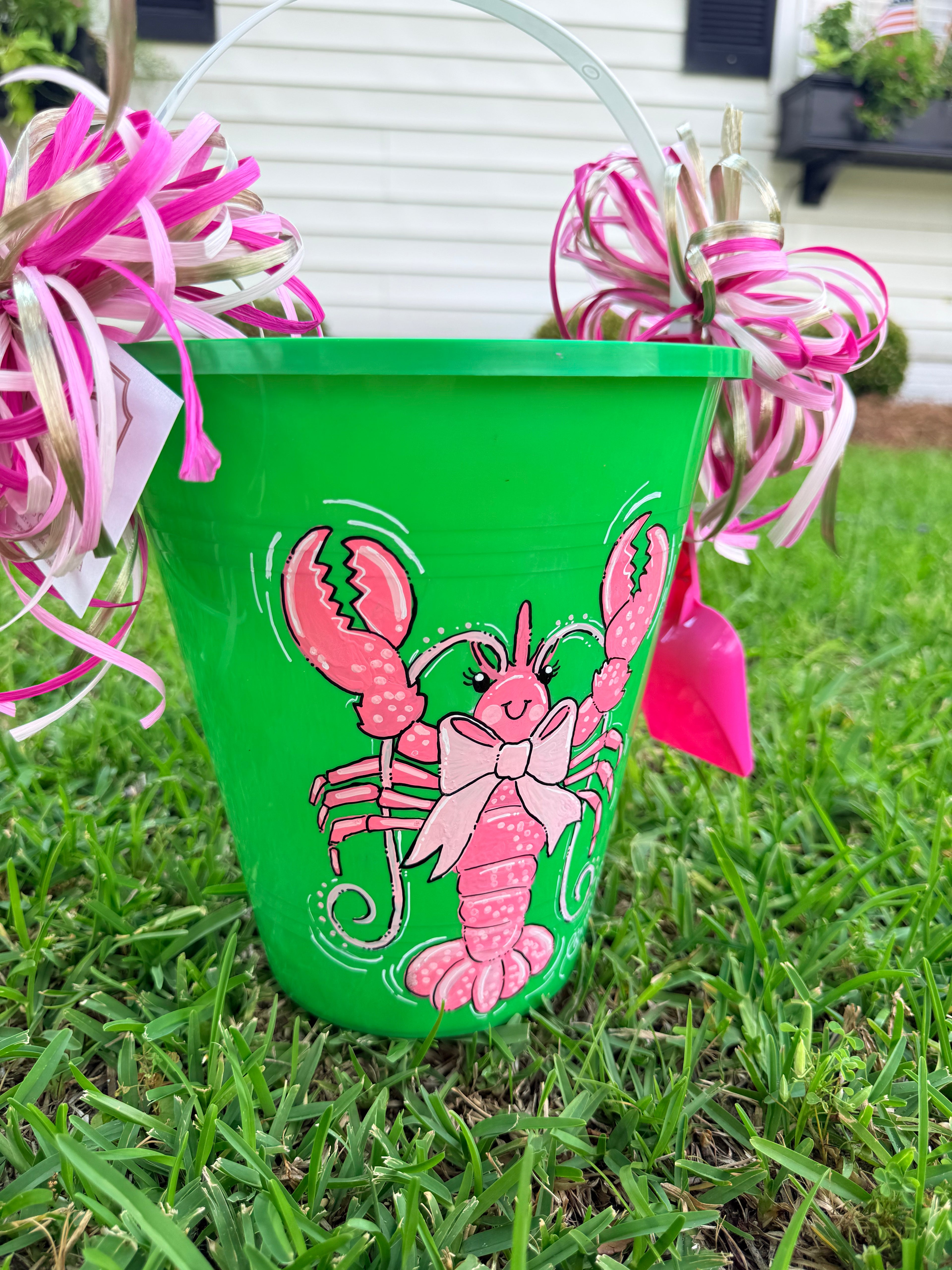 Preppy Lobster Sand Bucket