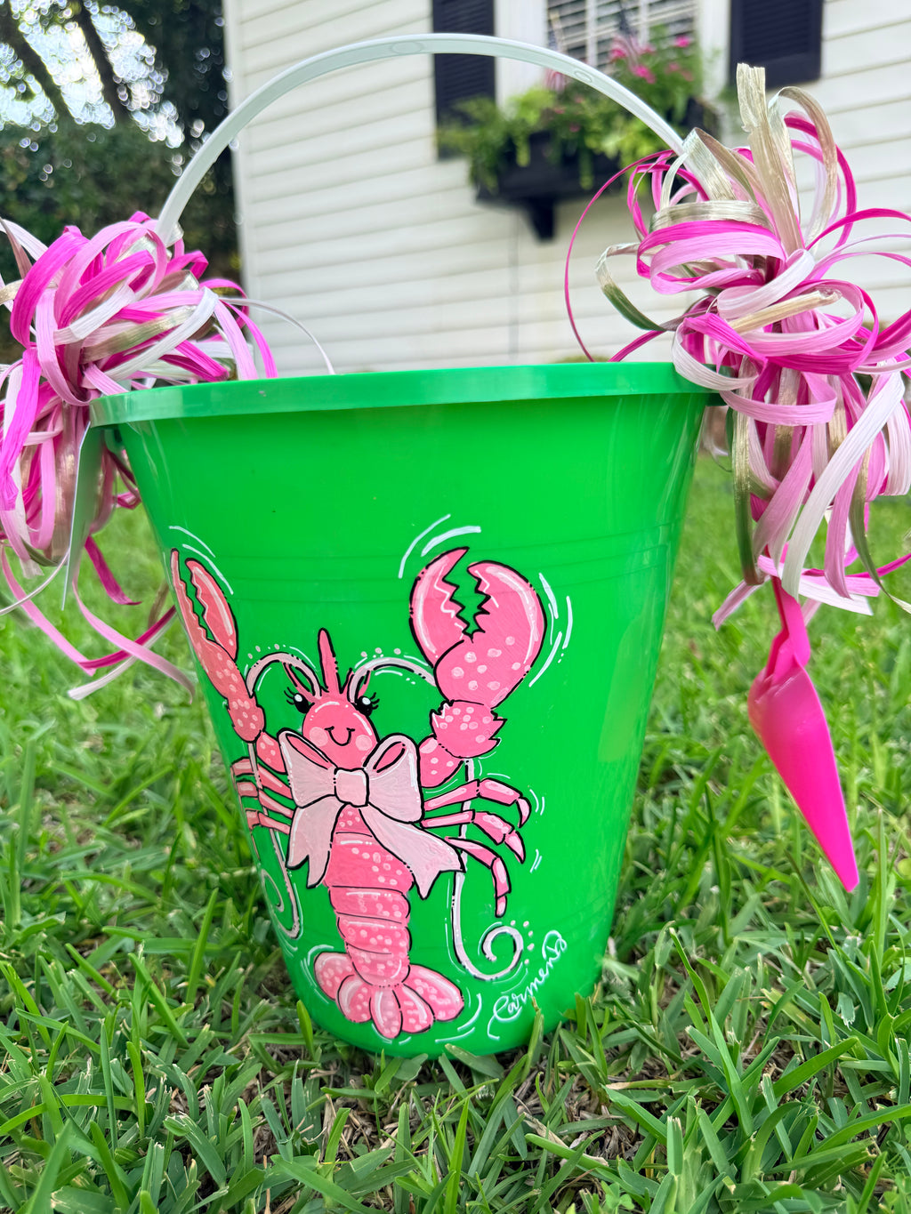 Preppy Lobster Sand Bucket