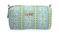 Rosemary Stripe Blue Signature Small Cosmetic Bag