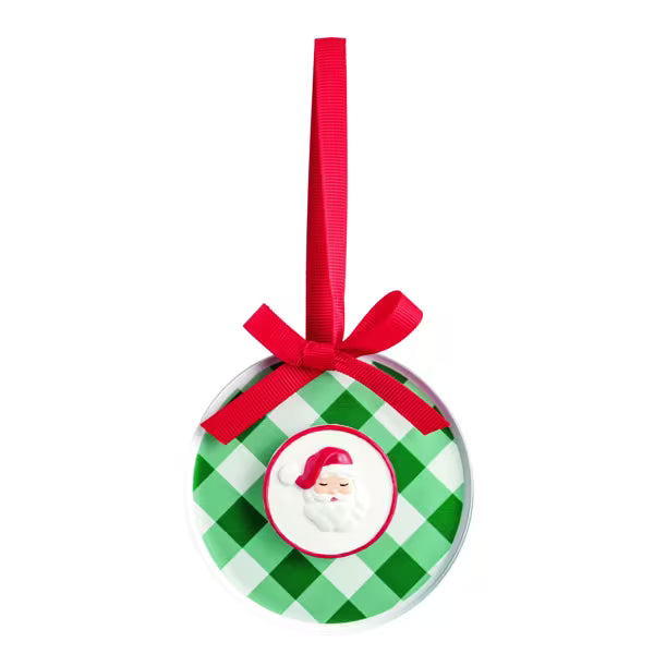 Santa Acrylic Disc Ornament